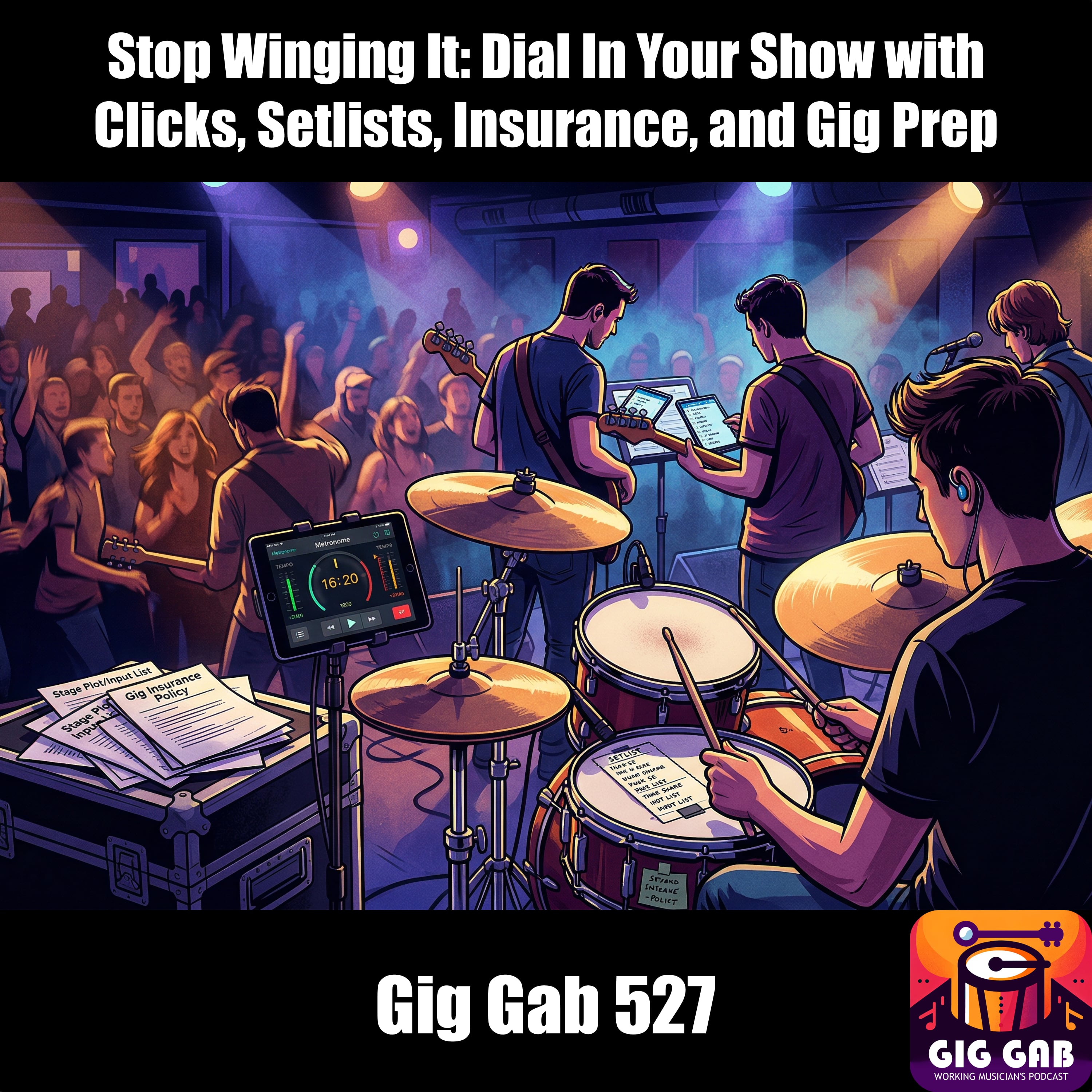 Stop Winging It: Dial In Your Show with Clicks, Setlists, Insurance, and Gig Prep